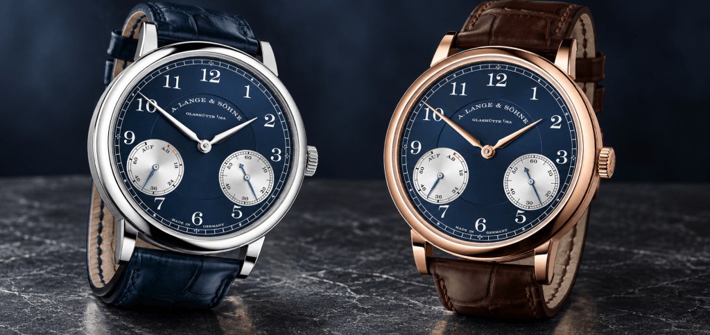 New A. Lange & Söhne 1815 Up/Down Goes Smaller With Stunning Blue Dials