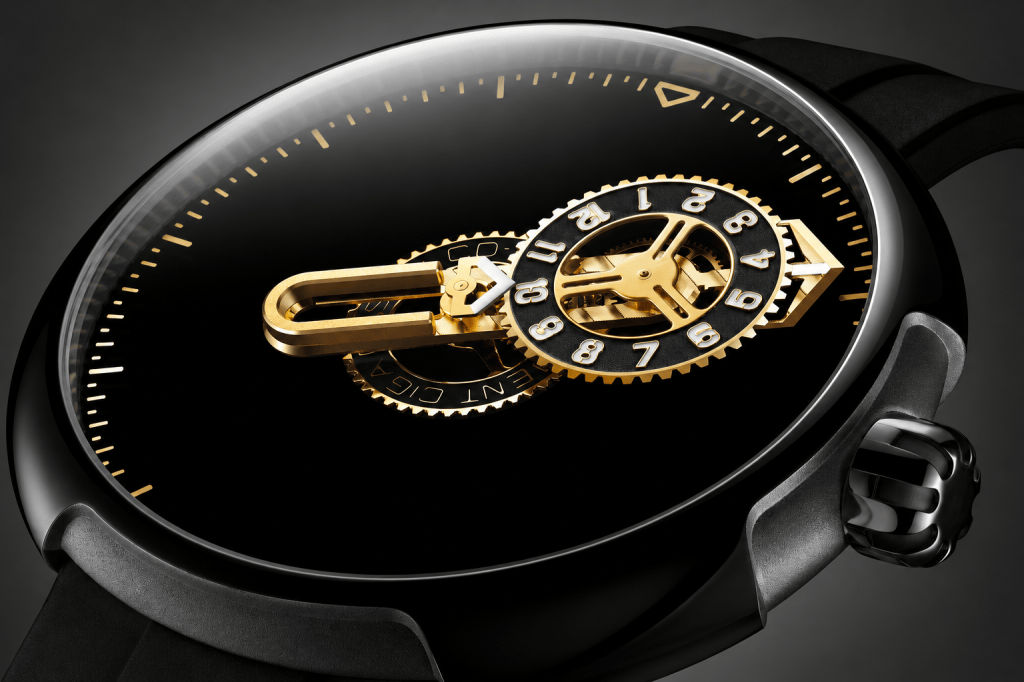 CIGA Design Time Cipher Gold: A Different Way to Watch the Minutes Pass